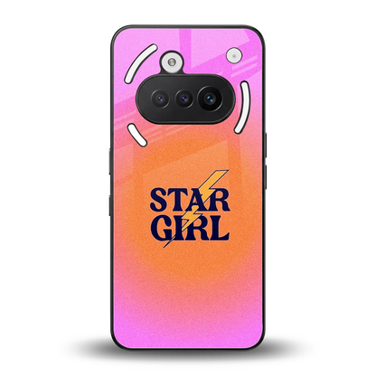 Star Girl Aesthetic back phone cover | glass case for nothing phone 3a