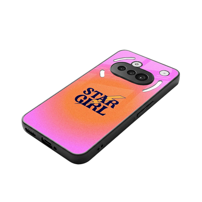 Star Girl Aesthetic stylish phone case for nothing phone 3a | glossy glass and slim fit