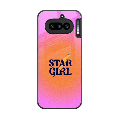 Star Girl Aesthetic back phone cover | glass case for nothing phone 4a
