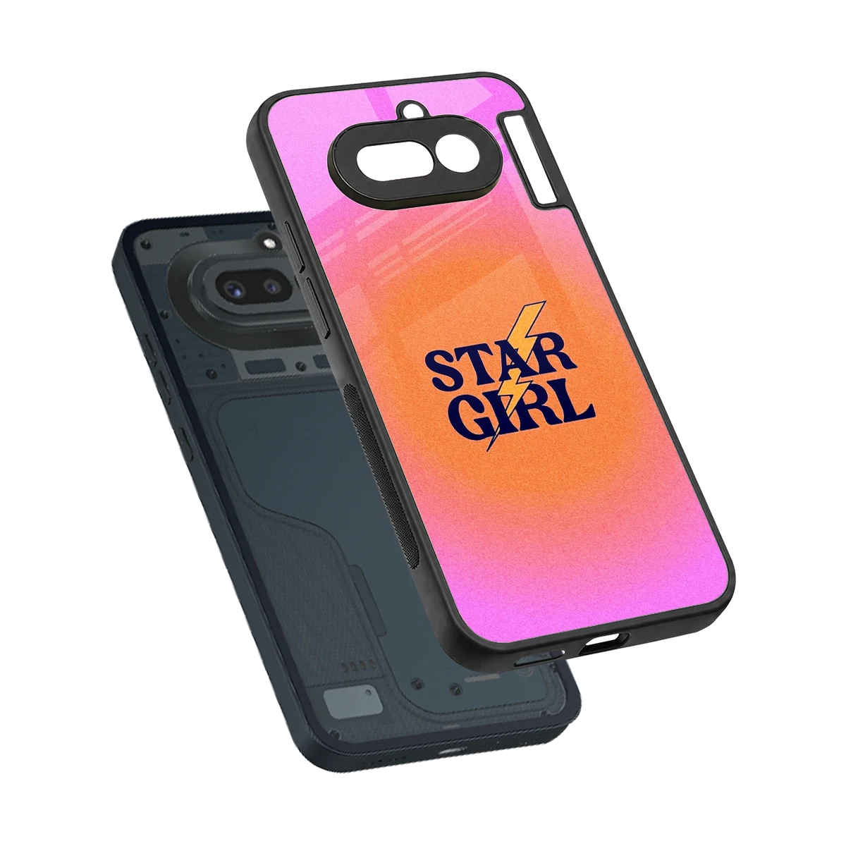 Star Girl Aesthetic sleek nothing phone 4a cover with tempered glass back and TPU edges