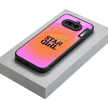 Star Girl Aesthetic stylish phone case for nothing phone 4a | glossy glass and slim fit