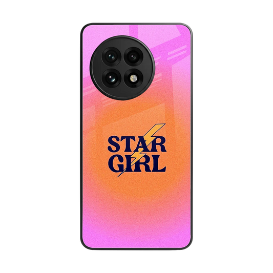 Star Girl Aesthetic back phone cover | glass case for oneplus 13r