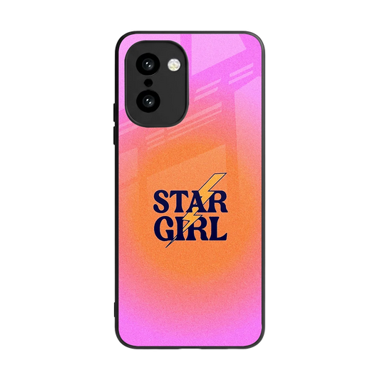 Star Girl Aesthetic back phone cover | glass case for oneplus 15r