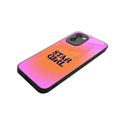 Star Girl Aesthetic stylish phone case for oneplus 15r | glossy glass and slim fit