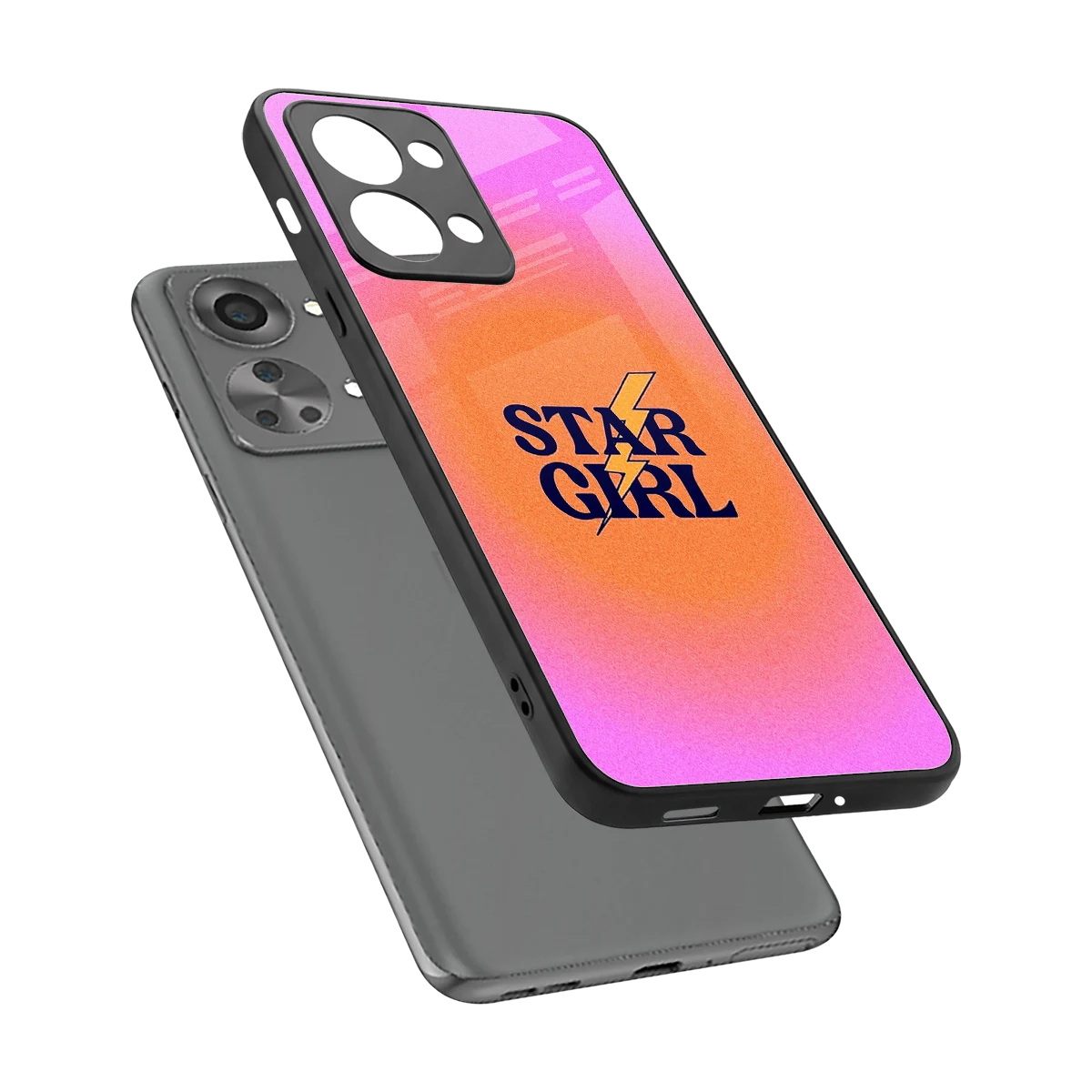 Star Girl Aesthetic sleek oneplus nord 2t cover with tempered glass back and TPU edges