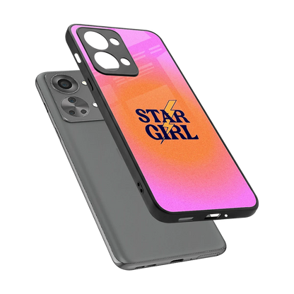 Star Girl Aesthetic sleek oneplus nord 2t cover with tempered glass back and TPU edges