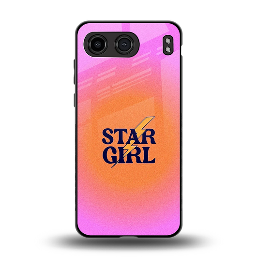 Star Girl Aesthetic back phone cover | glass case for oneplus nord 4