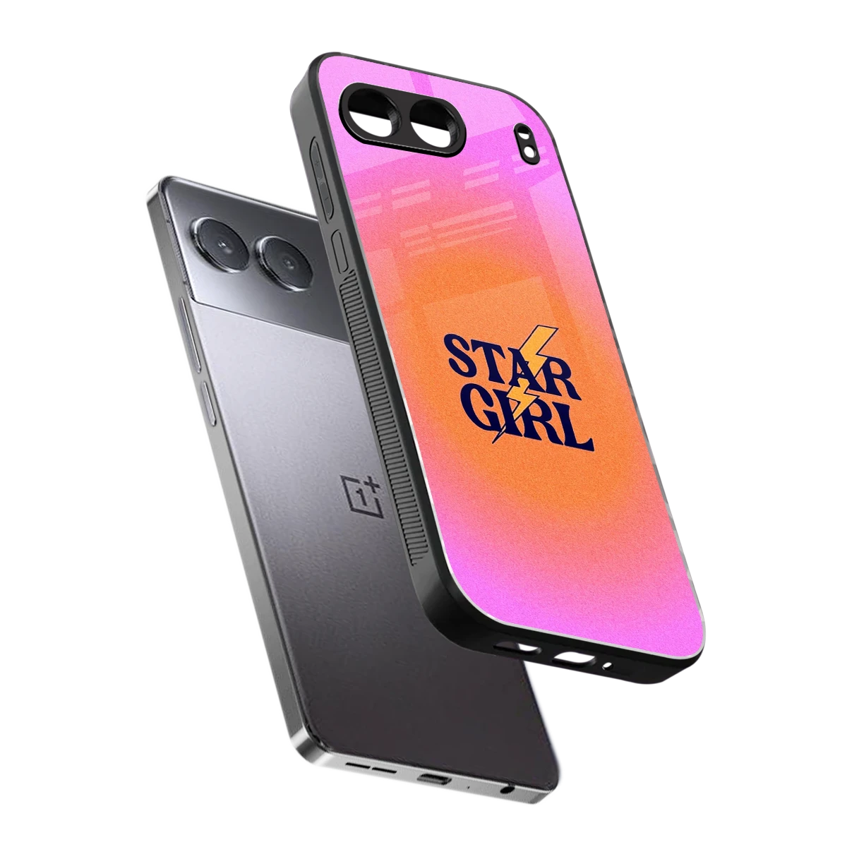 Star Girl Aesthetic sleek oneplus nord 4 cover with tempered glass back and TPU edges