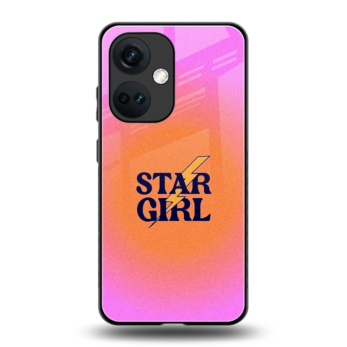 Star Girl Aesthetic back phone cover | glass case for oneplus nord ce 3