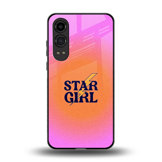 Star Girl Aesthetic back phone cover | glass case for oneplus nord ce 4 lite