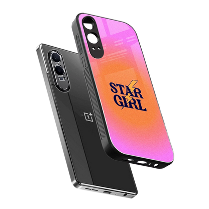 Star Girl Aesthetic sleek oneplus nord ce 4 lite cover with tempered glass back and TPU edges