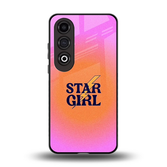 Star Girl Aesthetic back phone cover | glass case for oneplus nord ce 4