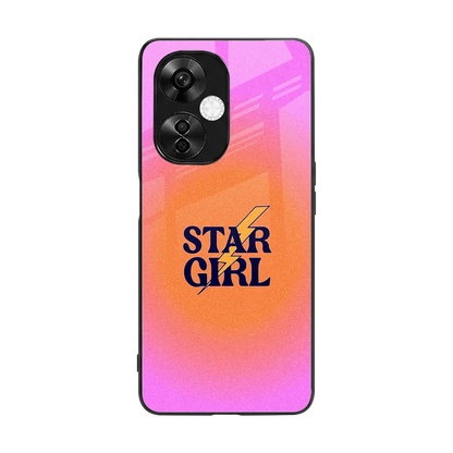 Star Girl Aesthetic back phone cover | glass case for oneplus nord ce 3 lite