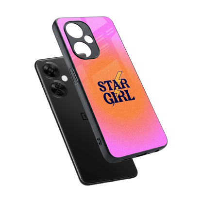 Star Girl Aesthetic sleek oneplus nord ce 3 lite cover with tempered glass back and TPU edges