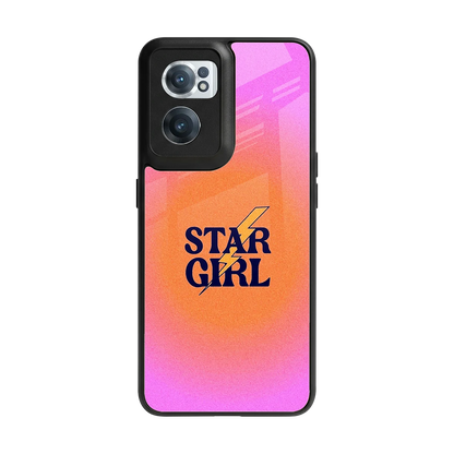 Star Girl Aesthetic back phone cover | glass case for oneplus nord ce 2