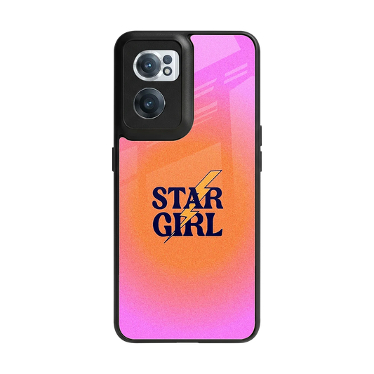 Star Girl Aesthetic back phone cover | glass case for oneplus nord ce 2