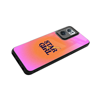 Star Girl Aesthetic stylish phone case for oneplus nord ce 2 | glossy glass and slim fit