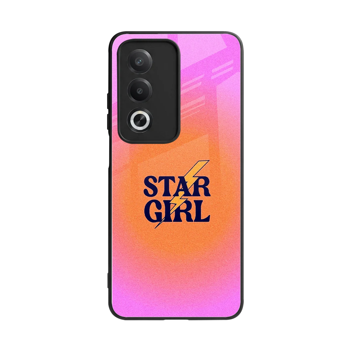 Star Girl Aesthetic back phone cover | glass case for oppo a3 pro