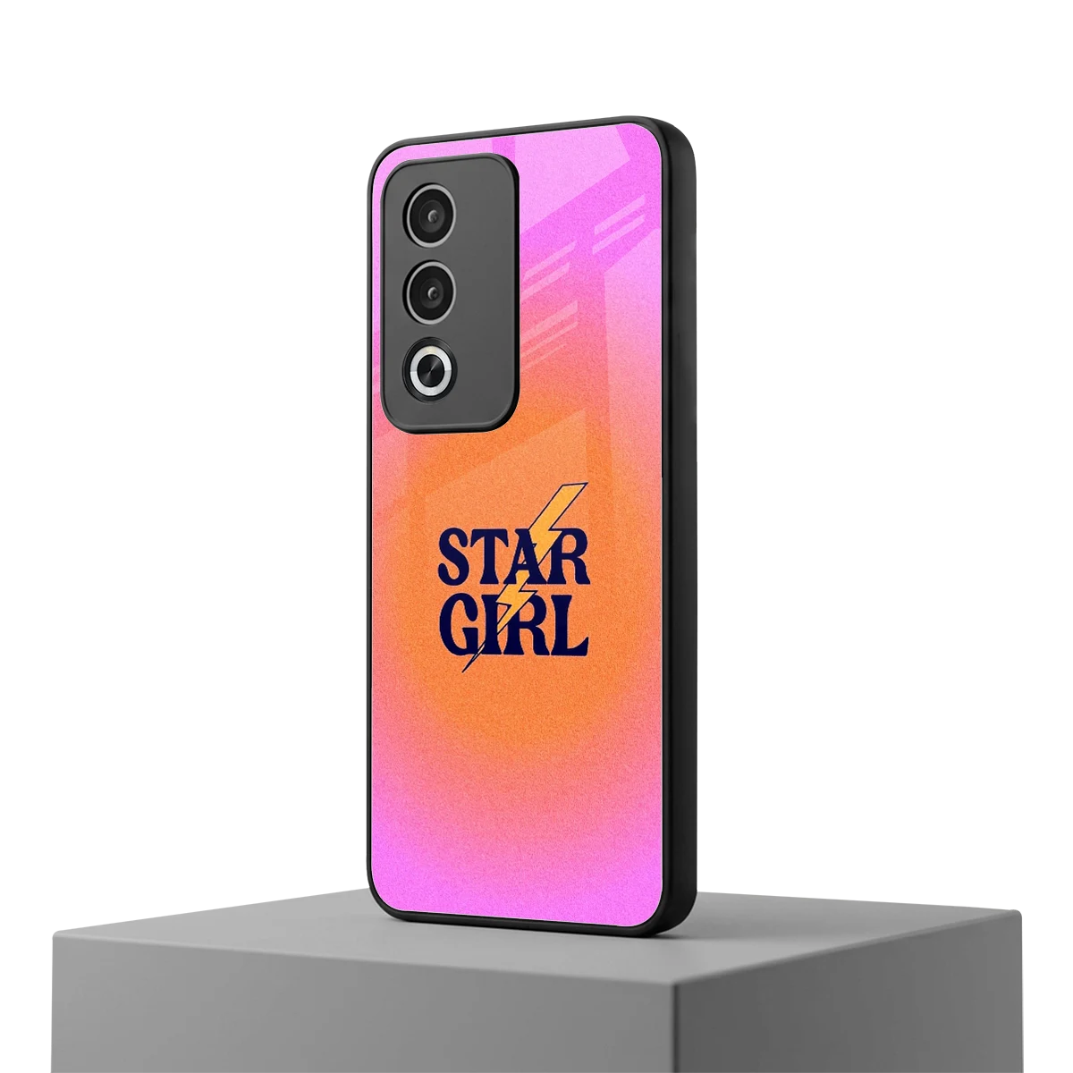 Star Girl Aesthetic oppo a3 pro mobile cover | shockproof glass phone case
