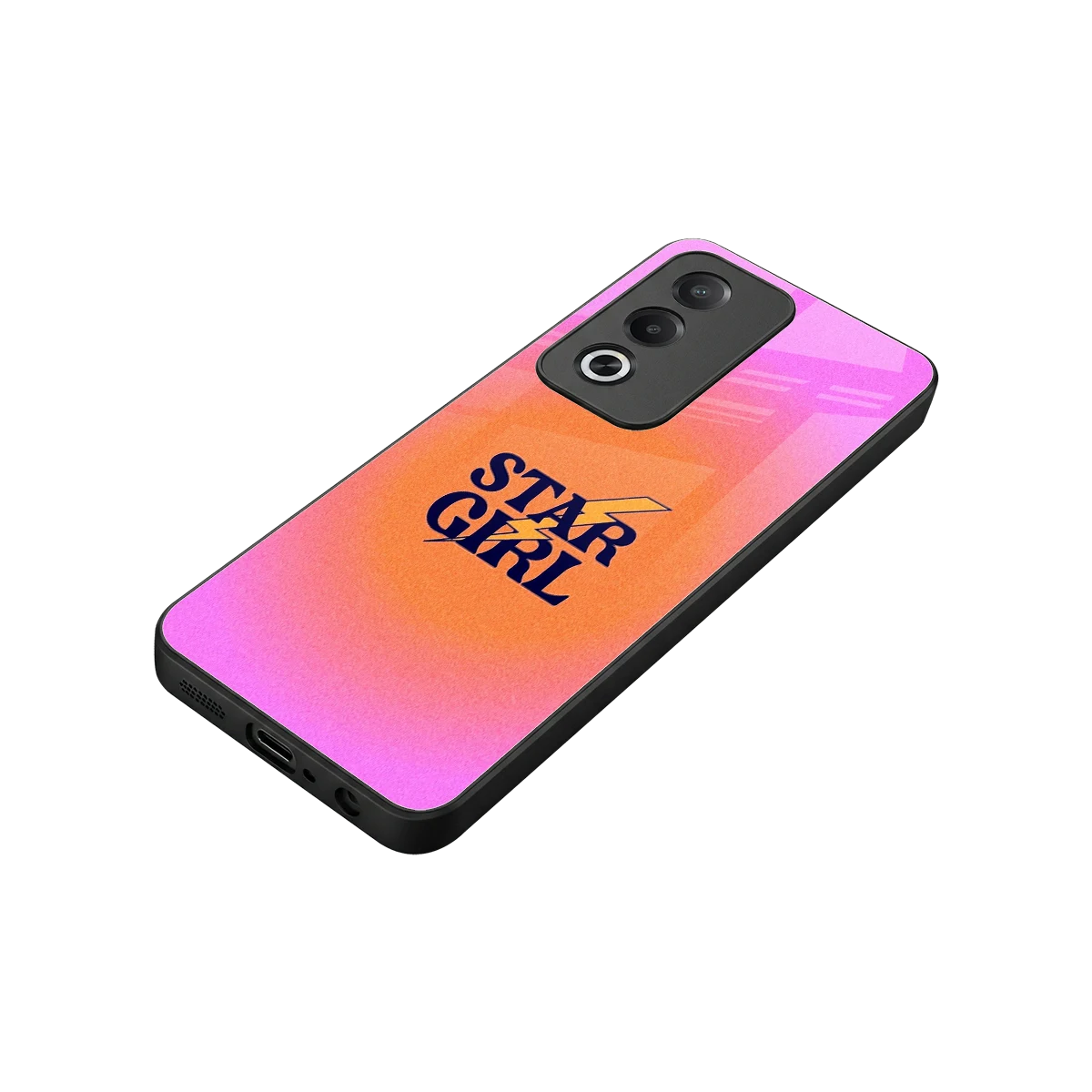 Star Girl Aesthetic stylish phone case for oppo a3 pro | glossy glass and slim fit