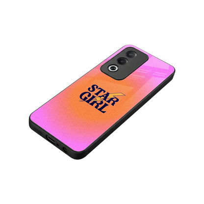 Star Girl Aesthetic stylish phone case for oppo a3 pro | glossy glass and slim fit