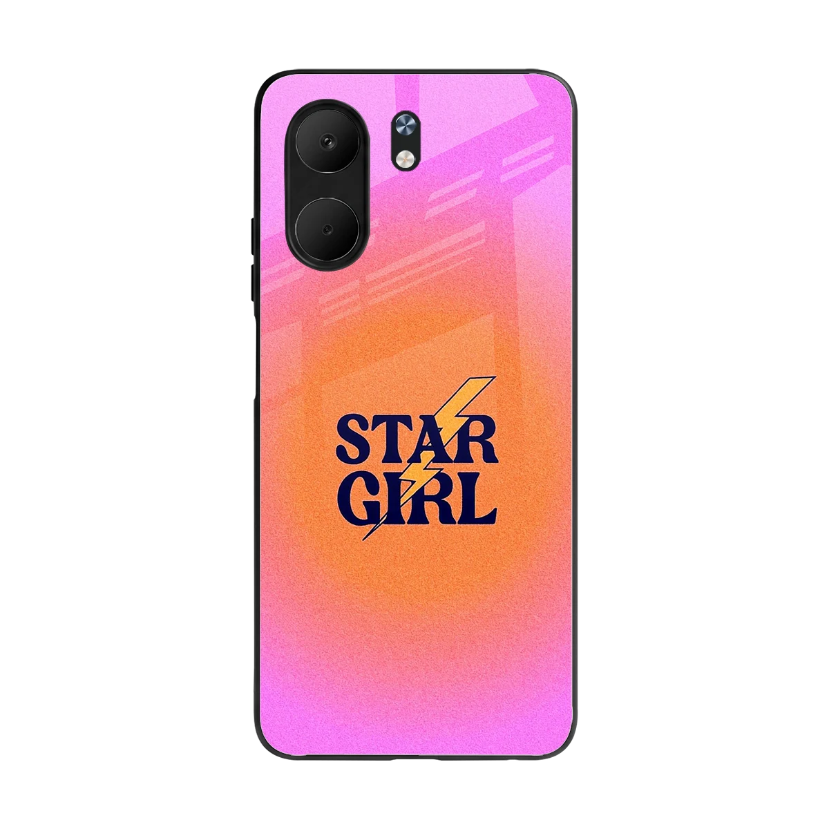 Star Girl Aesthetic back phone cover | glass case for oppo a5x 5g