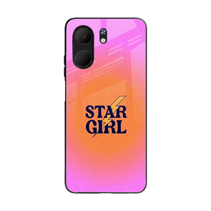 Star Girl Aesthetic back phone cover | glass case for oppo a5x 5g