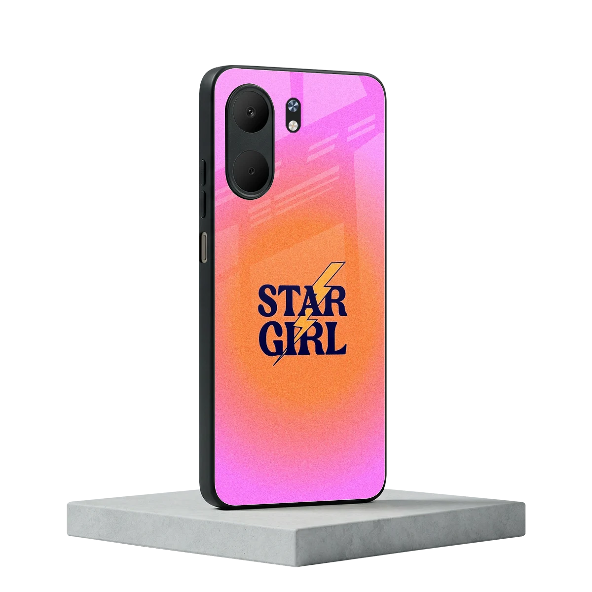 Star Girl Aesthetic oppo a5x 5g mobile cover | shockproof glass phone case