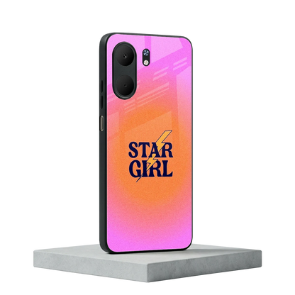 Star Girl Aesthetic oppo a5x 5g mobile cover | shockproof glass phone case