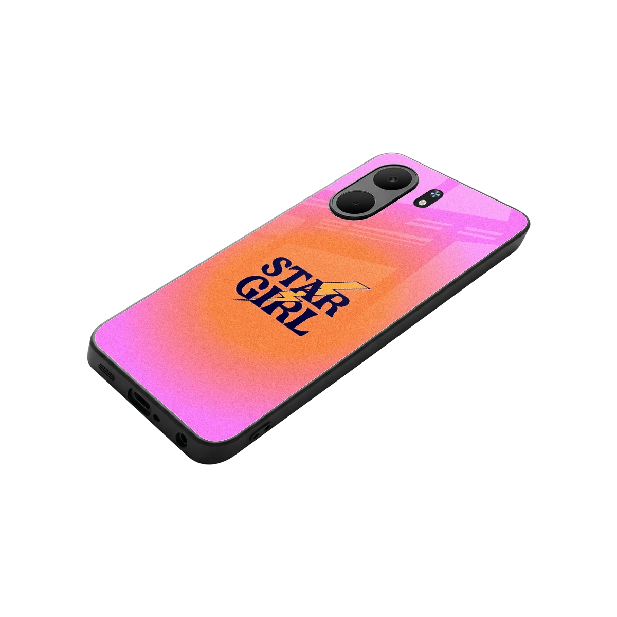 Star Girl Aesthetic stylish phone case for oppo a5x 5g | glossy glass and slim fit
