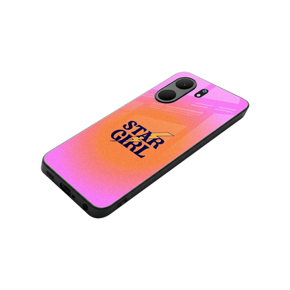 Star Girl Aesthetic stylish phone case for oppo a5x 5g | glossy glass and slim fit