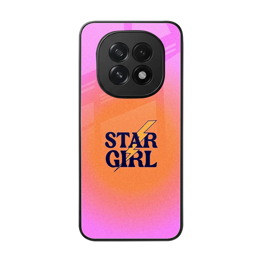 Star Girl Aesthetic back phone cover | glass case for oppo f29 5g