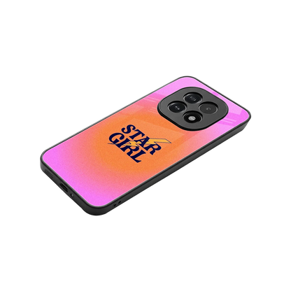 Star Girl Aesthetic stylish phone case for oppo f29 5g | glossy glass and slim fit