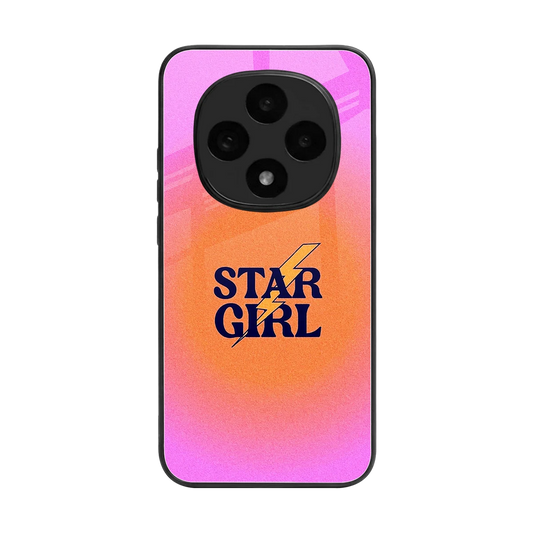 Star Girl Aesthetic back phone cover | glass case for oppo f31 pro 5g