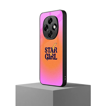 Star Girl Aesthetic oppo f31 pro 5g mobile cover | shockproof glass phone case