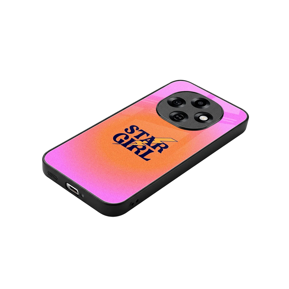 Star Girl Aesthetic stylish phone case for oppo f31 pro 5g | glossy glass and slim fit