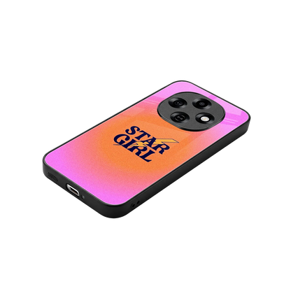 Star Girl Aesthetic stylish phone case for oppo f31 pro 5g | glossy glass and slim fit