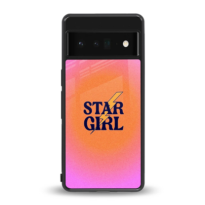 Star Girl Aesthetic back phone cover | glass case for google pixel 6 pro