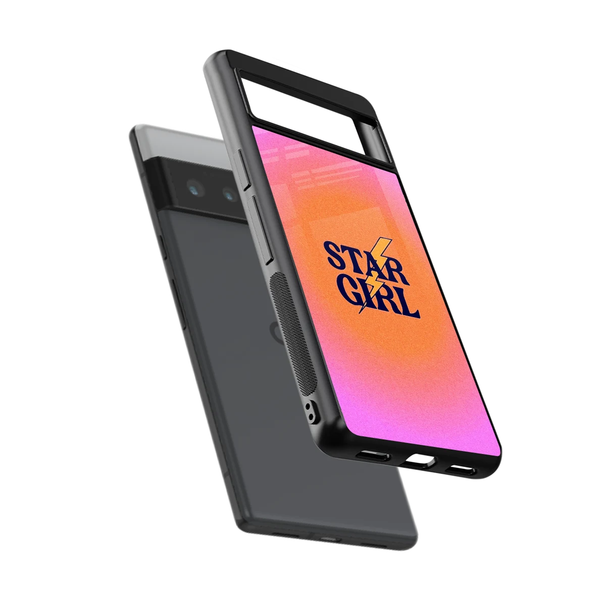 Star Girl Aesthetic sleek google pixel 6 pro cover with tempered glass back and TPU edges