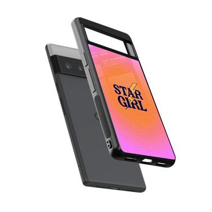 Star Girl Aesthetic sleek google pixel 6 pro cover with tempered glass back and TPU edges