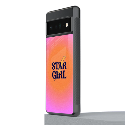 Star Girl Aesthetic stylish phone case for google pixel 6 pro | glossy glass and slim fit