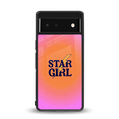 Star Girl Aesthetic back phone cover | glass case for google pixel 6