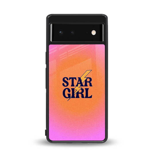 Star Girl Aesthetic back phone cover | glass case for google pixel 6