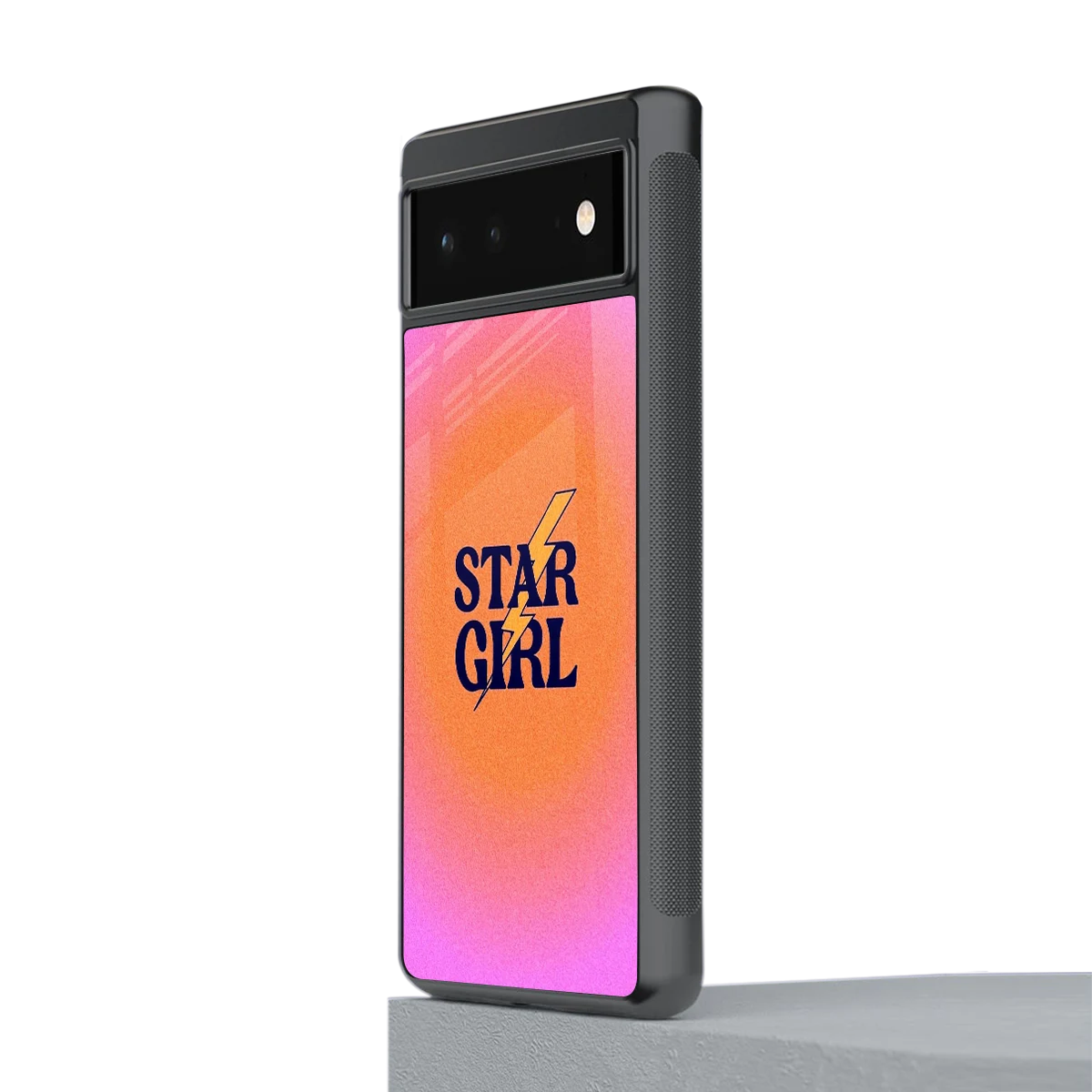 Star Girl Aesthetic stylish phone case for google pixel 6a | glossy glass and slim fit