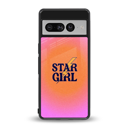 Star Girl Aesthetic back phone cover | glass case for google pixel 7 pro