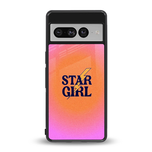 Star Girl Aesthetic back phone cover | glass case for google pixel 7 pro