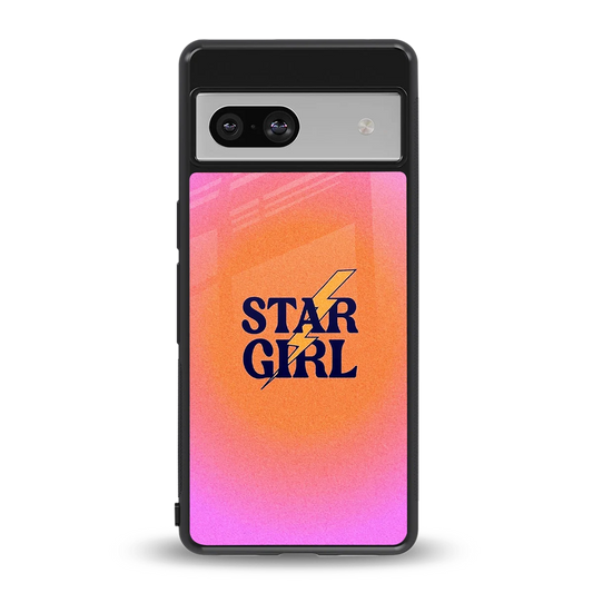Star Girl Aesthetic back phone cover | glass case for google pixel 7