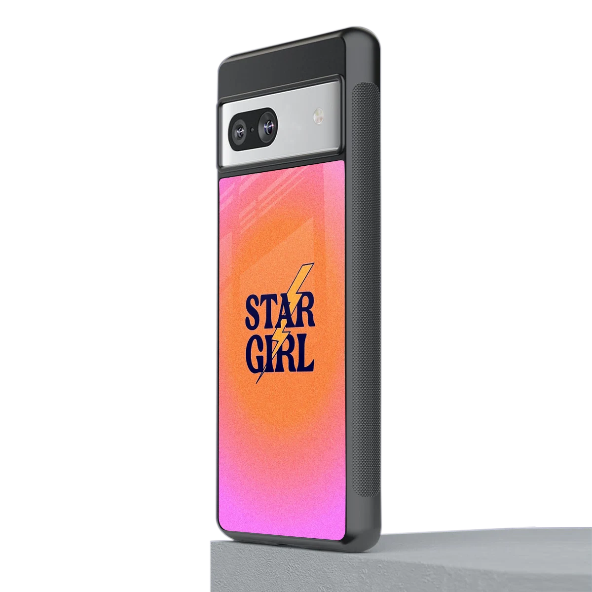 Star Girl Aesthetic stylish phone case for google pixel 7a | glossy glass and slim fit