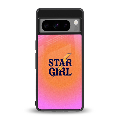 Star Girl Aesthetic back phone cover | glass case for google pixel 8 pro