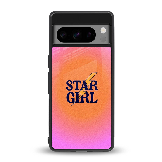 Star Girl Aesthetic back phone cover | glass case for google pixel 8 pro